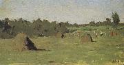 Levitan, Isaak Hay harvest oil painting reproduction